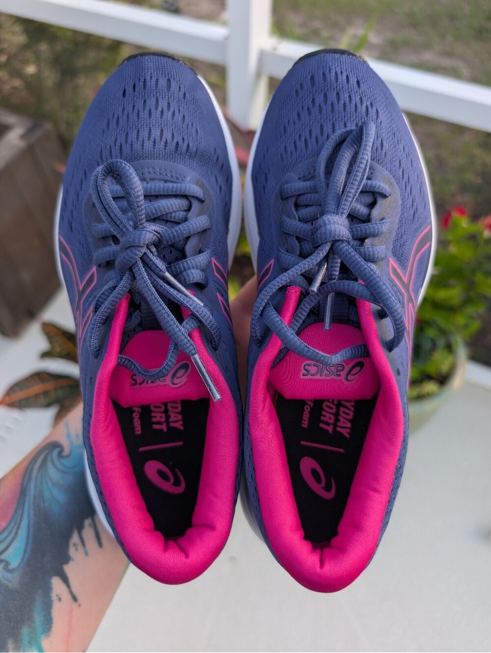 ASICS Women's GEL-Excite 6 Running Shoes Sz 6 Indigo Pink Rave Athletic Comfort - Picture 6 of 13